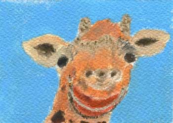 "Goofus Giraffus" by Bruce Braun, Fitchburg WI - Acrylic
